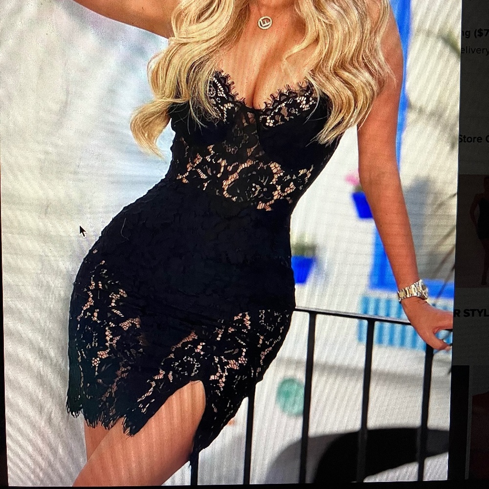 Black Lace Dress